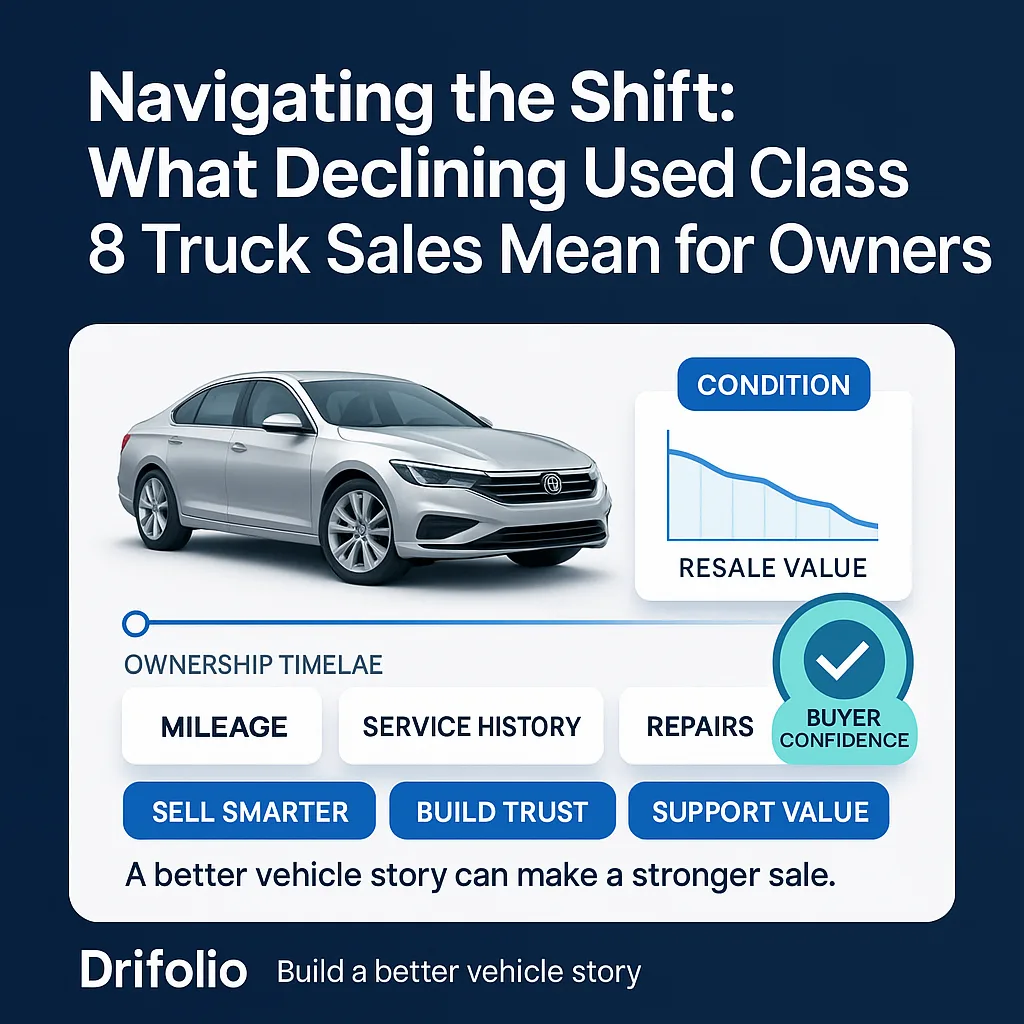 Navigating the Shift: What Declining Used Class 8 Truck Sales Mean for Owners