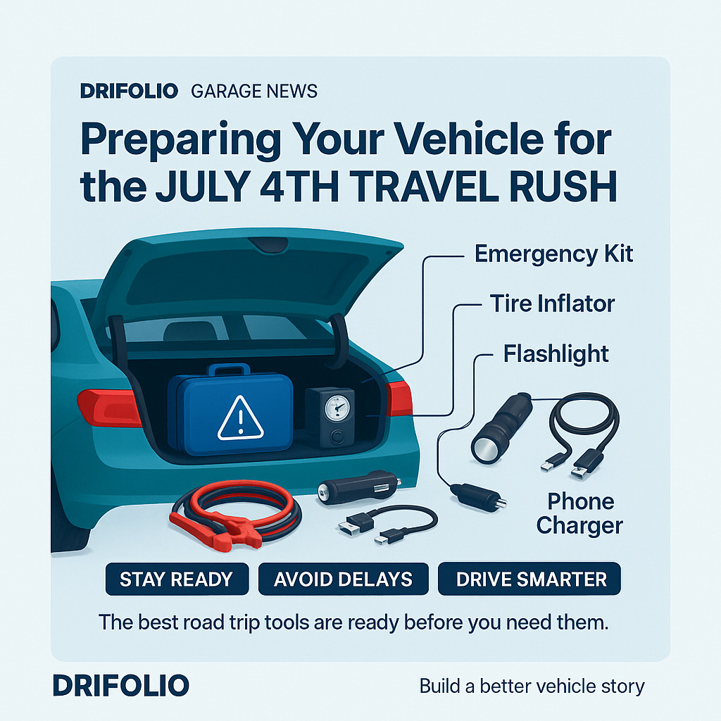 Preparing Your Vehicle for the July 4th Travel Rush